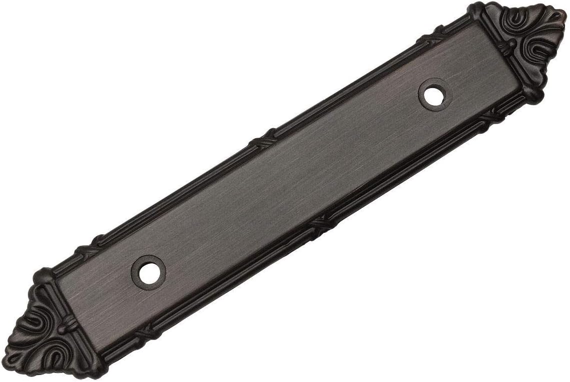 25 Pack - Cosmas 9466ORB Oil Rubbed Bronze Cabinet Hardware Handle Pull Backplate/Back Plate - 3" Inch (76mm) Hole Centers