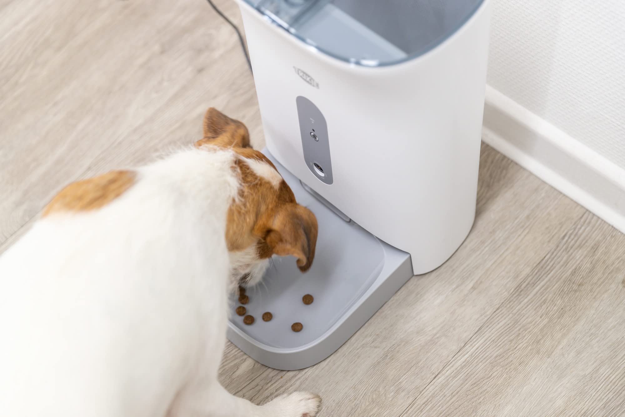 Distributeur automatique nourriture TRIXIE TX8 Smart 2.0 - 4,5L - 24 × 38 × 19 cm - Blanc