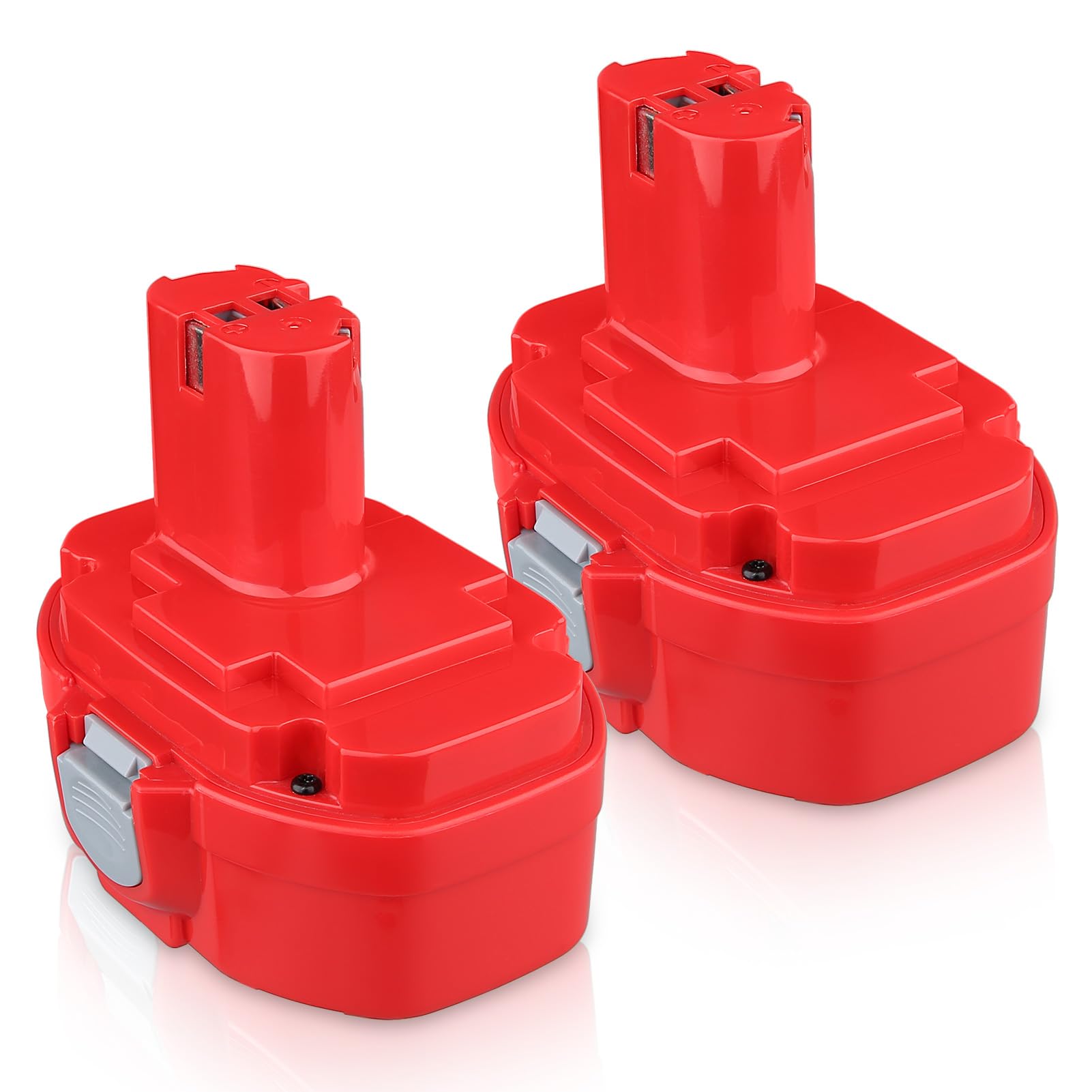2 Stück 4,8Ah NI-MH 1822 Ersatzakku für Makita 18V Akku Kompatibel mit Makita Akku PA18 1833 1834 1835 192827-3 1928273 192829-9 193102-0 193159-1 193784-8 Werkzeug