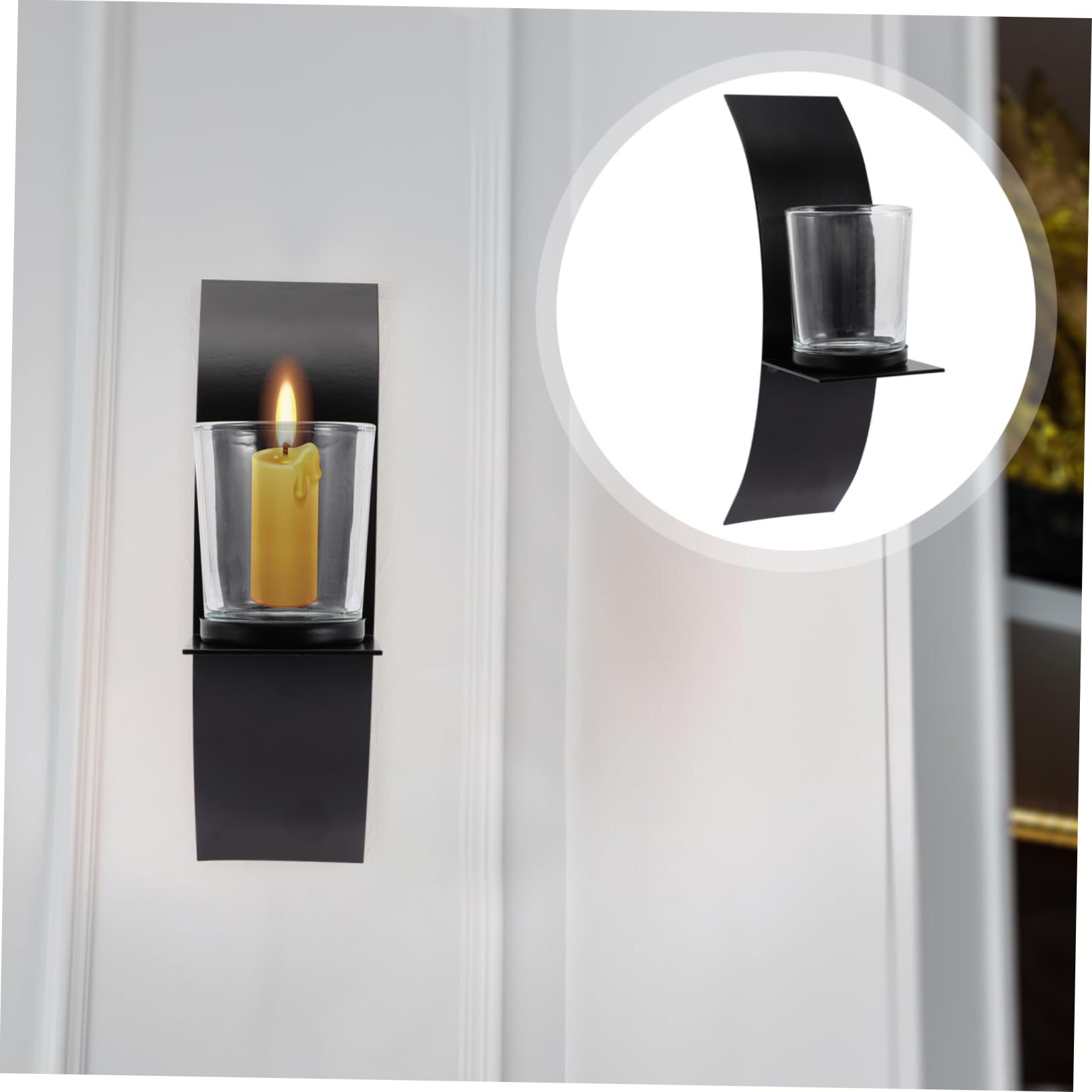 Cabilock Wall Hanging Candle Holder Decorative Wall Sconce for Living Room Dining Room Bedroom Decor Elegant Design for Home Interiors for Friends Family