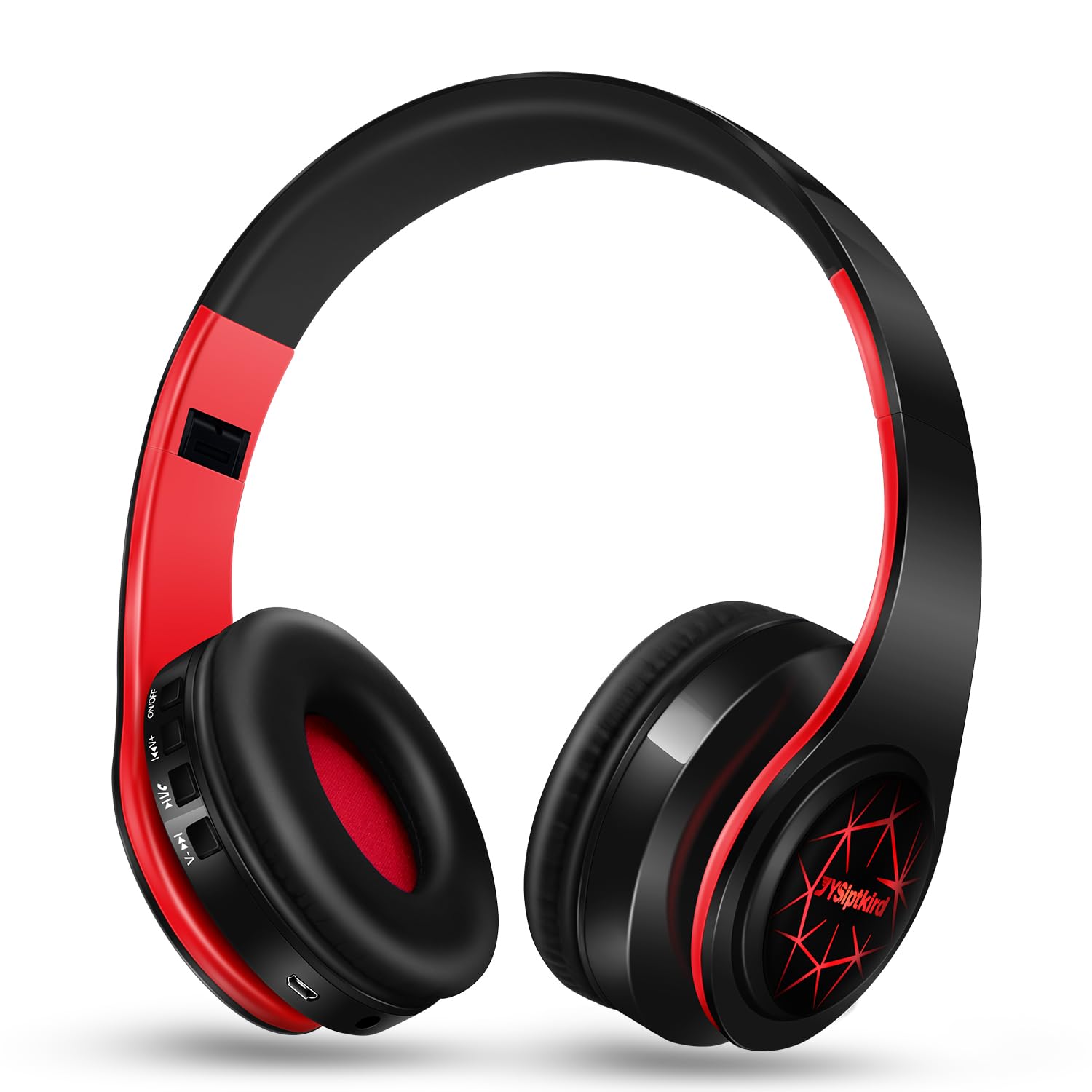 Bluetooth Headphones, Chat- Comfortable Over Ear Stereo Headphones,7 Breathing Led Lights up, Wireless Headset for Adult Teen Kid for Phone/Samsung/