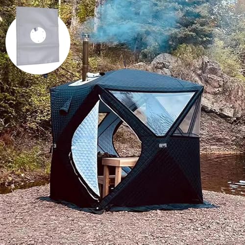 Calentador antillama impermeable de 11.5 cm para estufa de acampada exterior segura 5