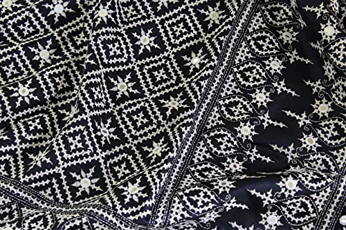 PRANTIKA kantha stitch silk saree – image 3