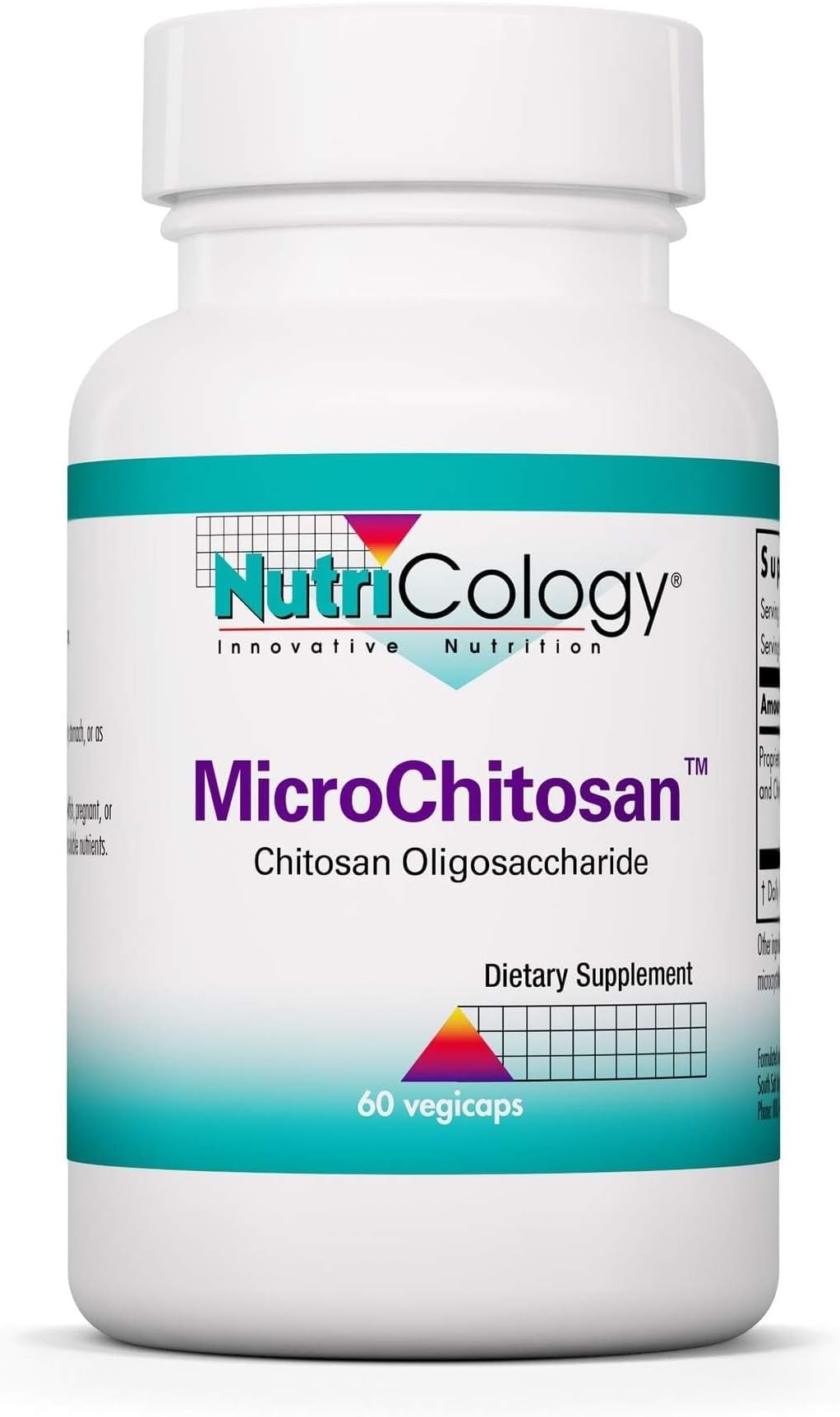 Nutricology, MicroChitosan, 60 Vegicaps