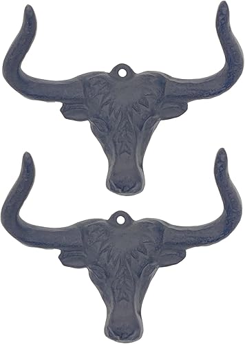 Womeet Ganchos rústicos para colgar abrigos, ganchos decorativos de hierro fundido, ganchos de pared antiguos vintage resistentes para colgar