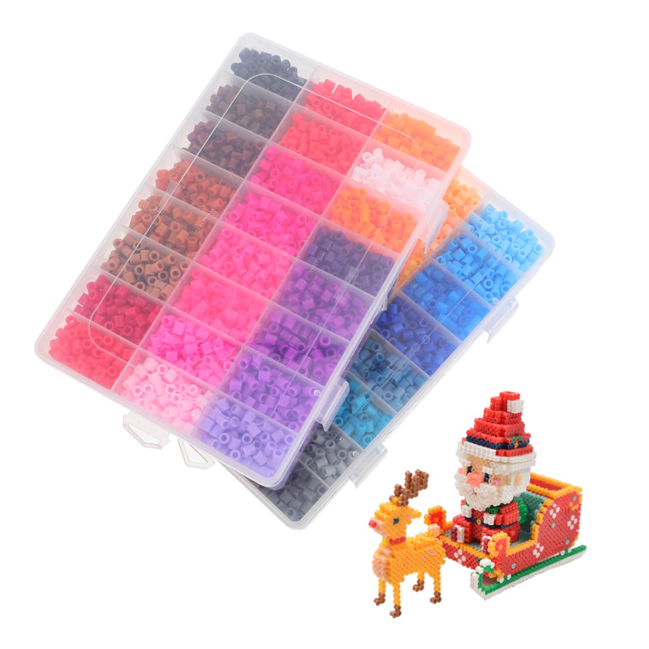 BESPORTBLE DIY Bead Craft Kit 5mm Fuse Beads for Boys and Girls Educational Puzzle Toys Christmas Toys