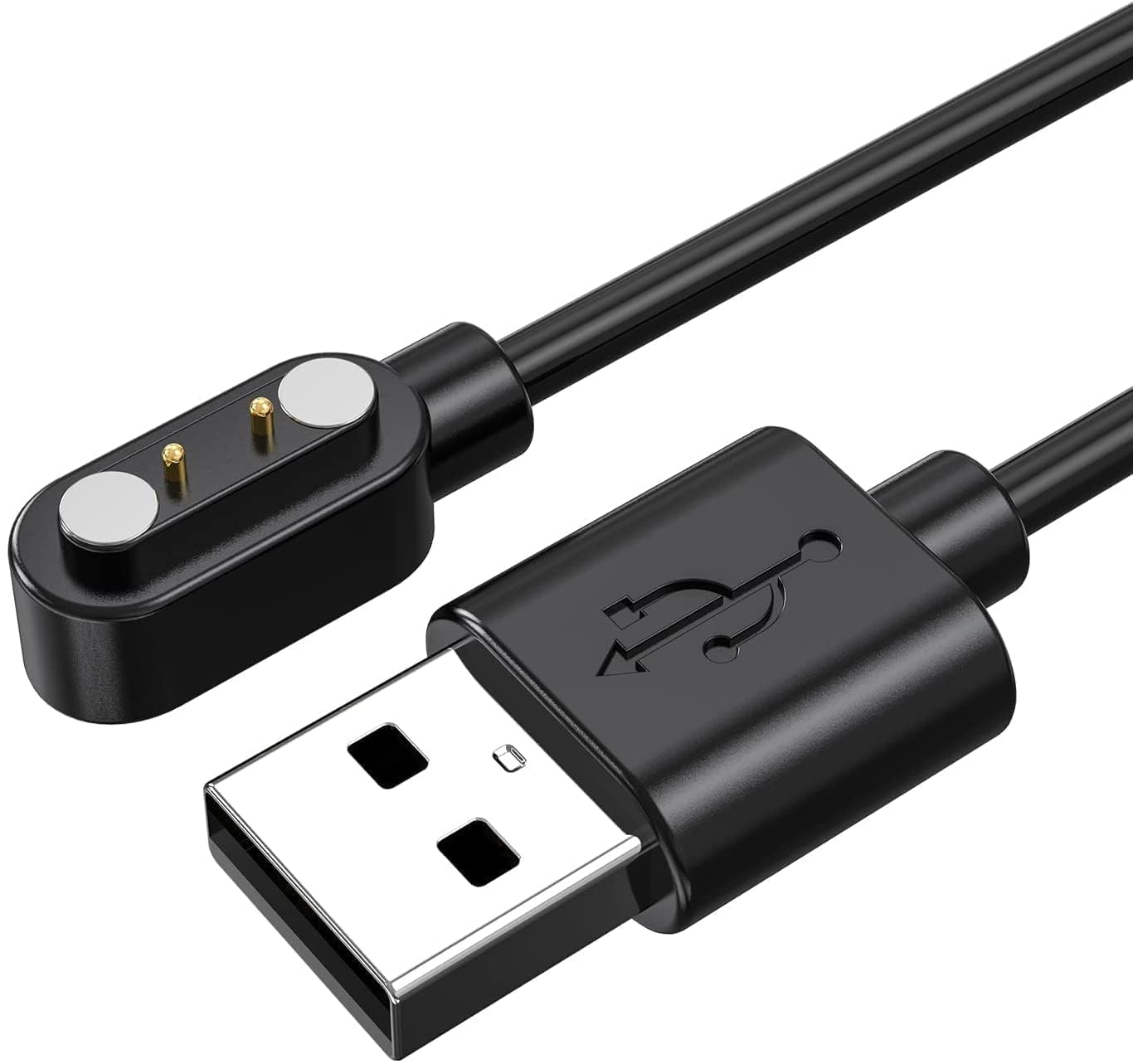 Fire Bolt Ninja Call Pro Plus Smartwatch Charger | Magnetic USB Charging Cable Compatible with Fire Bolt Ninja Series | Budget Replacement Charger | Cable Only-image-0