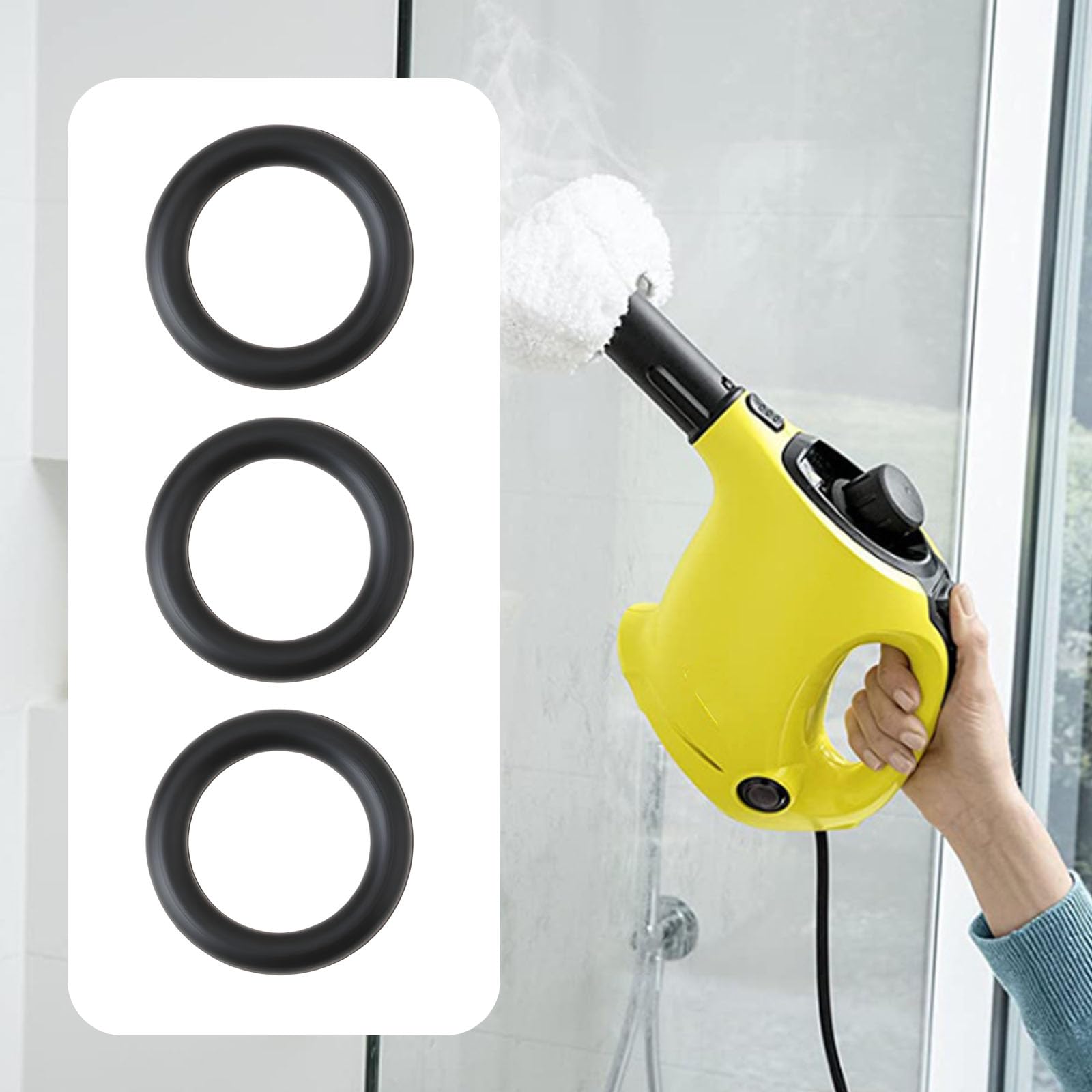 10 Juntas Tóricas para Limpiador A Vapor de 7,5 X 11,1 X 1,8 Mm Compatible con Karcher SC2 SC3 SC4 SC5 CT10