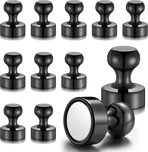 20 imanes metálicos, pasadores magnéticos plateados, imanes de refrigerador, imanes de níquel cepillado, perfectos para imanes de refrigerador,