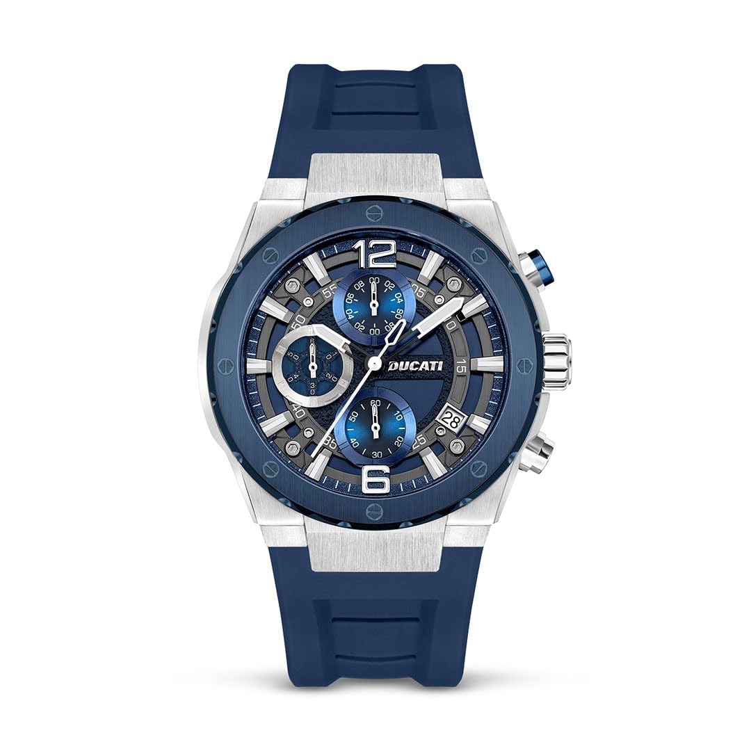 DUCATI Orologio Analogueico Quarzo Uomo con Cinturino in Pelle DTWGN2018901