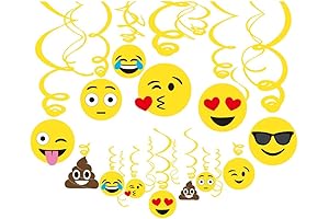 30Ct Emoji Party Swirls Emoticon