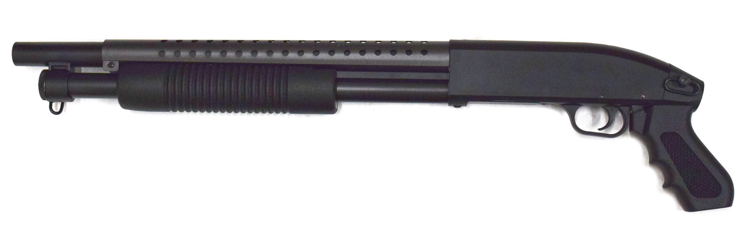 Escopeta Airsoft M58B de Doble Eagle, Acción Manual, Potencia 1 Julio, Plástico y Aluminio, 675 mm, 1 Cargador de 14 Bolas