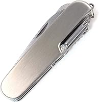 Vista 8 de Cuchillo de bolsillo EDC multiherramienta de acero inoxidable con bolsa de transporte