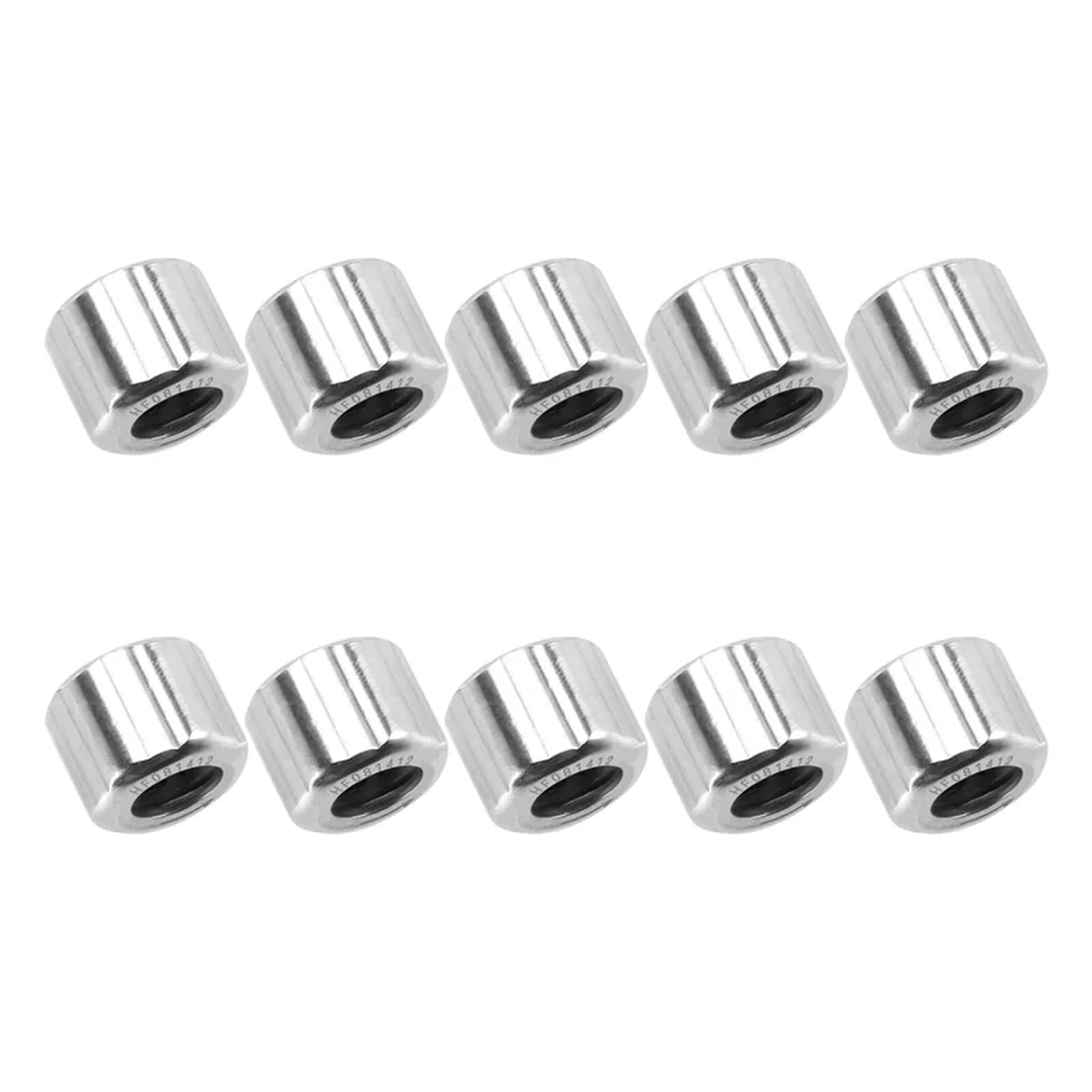 Aspectos, Paquete de 10 rodamientos agujas HF081412 unidireccionales hexagonales 8X14X12mm
