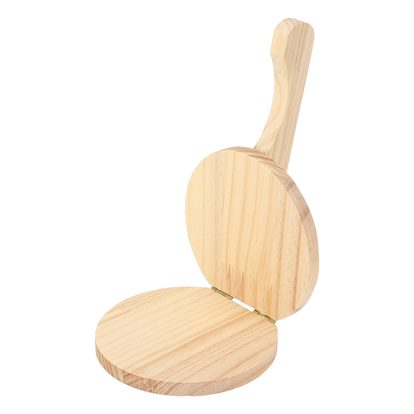 Luqeeg Tortilla Press, Log Material Ergonomic Handle, Thin Flat Pastries, for Home Cooking and Restaurants (M)