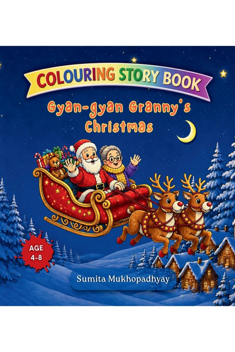 Gyan-gyan Granny’s Christmas: Colouring Story Book