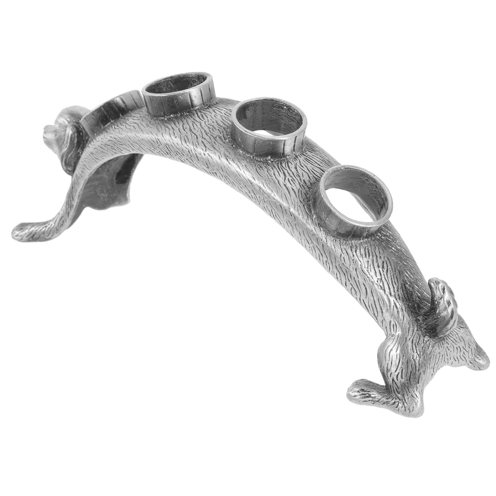 Cabilock 3piezas Soporte De Vino Forma De Perro Estante para Tapones De Vino Rack De Almacenamiento Accesorio para Fiestas y Decoraciones De Navidad
