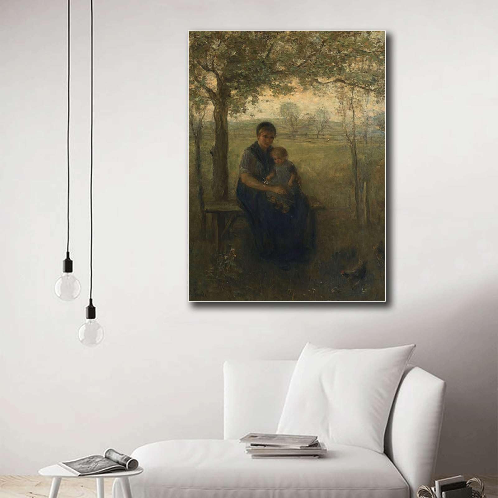 Cadre Déco Vintage Bois Peint Pour Chambre D'Enfant - 40x50x46 Cm