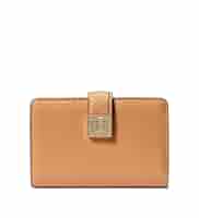 折りたたみ財布 Kate Spade KK918 Phoebe Straw Turnlock Medium Wallet Phoebe Straw Turnlock Medium Wallet NATURAL MULTI | WALLETS