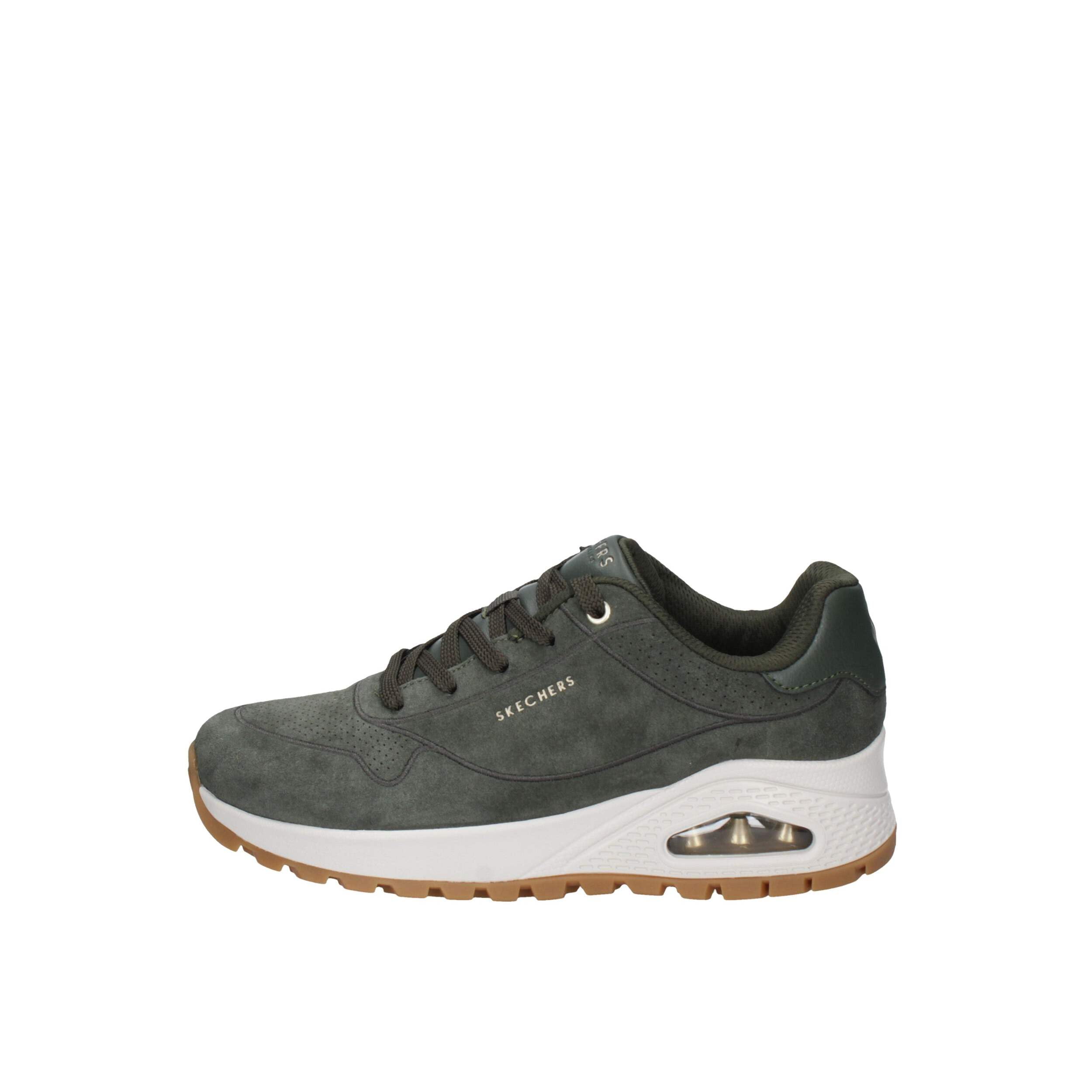Skechers Women's UNO Rugged CHILLPROOF Sneaker, Olive, 5 UK