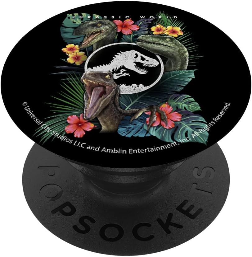 Jurassic World Floral Raptors PopSockets Standard PopGrip