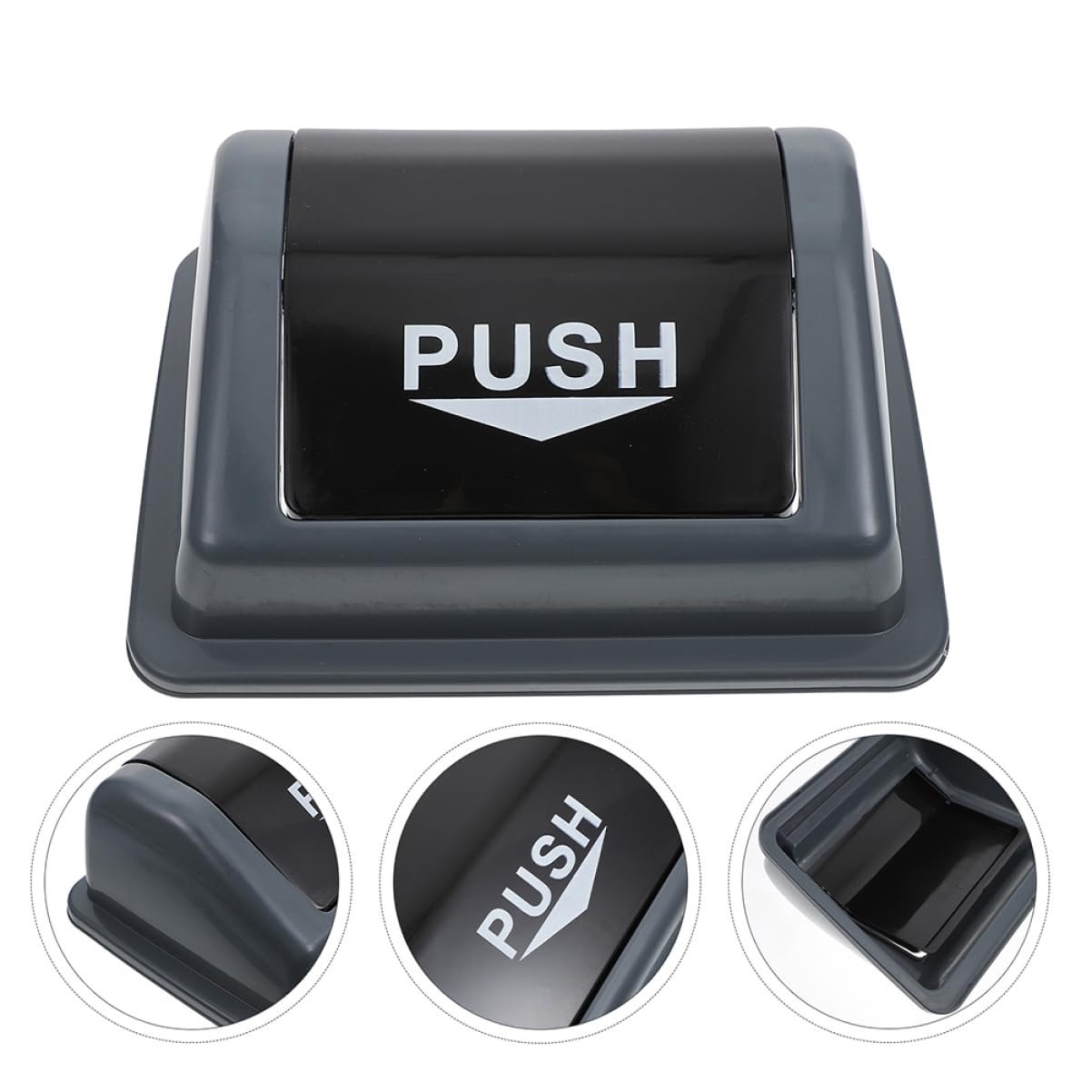 PRETYZOOM Swing Top Trash Can Lid Replacement Plastic Lid for Swing Trash Cans Effortless Installation Smooth Surface for Home and Public Spaces