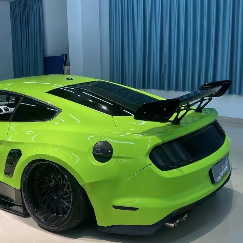 Spoilers Arrière Voiture Pour Ford Pour Mustang Spoiler 2011 2013 2014 2015 2016 2018 Gt Aile Arrière Voiture Diffuseur Tunning Accessoires Fiber Carbone Spoiler Highland Aileron Voiture(ABS Carbon Lo