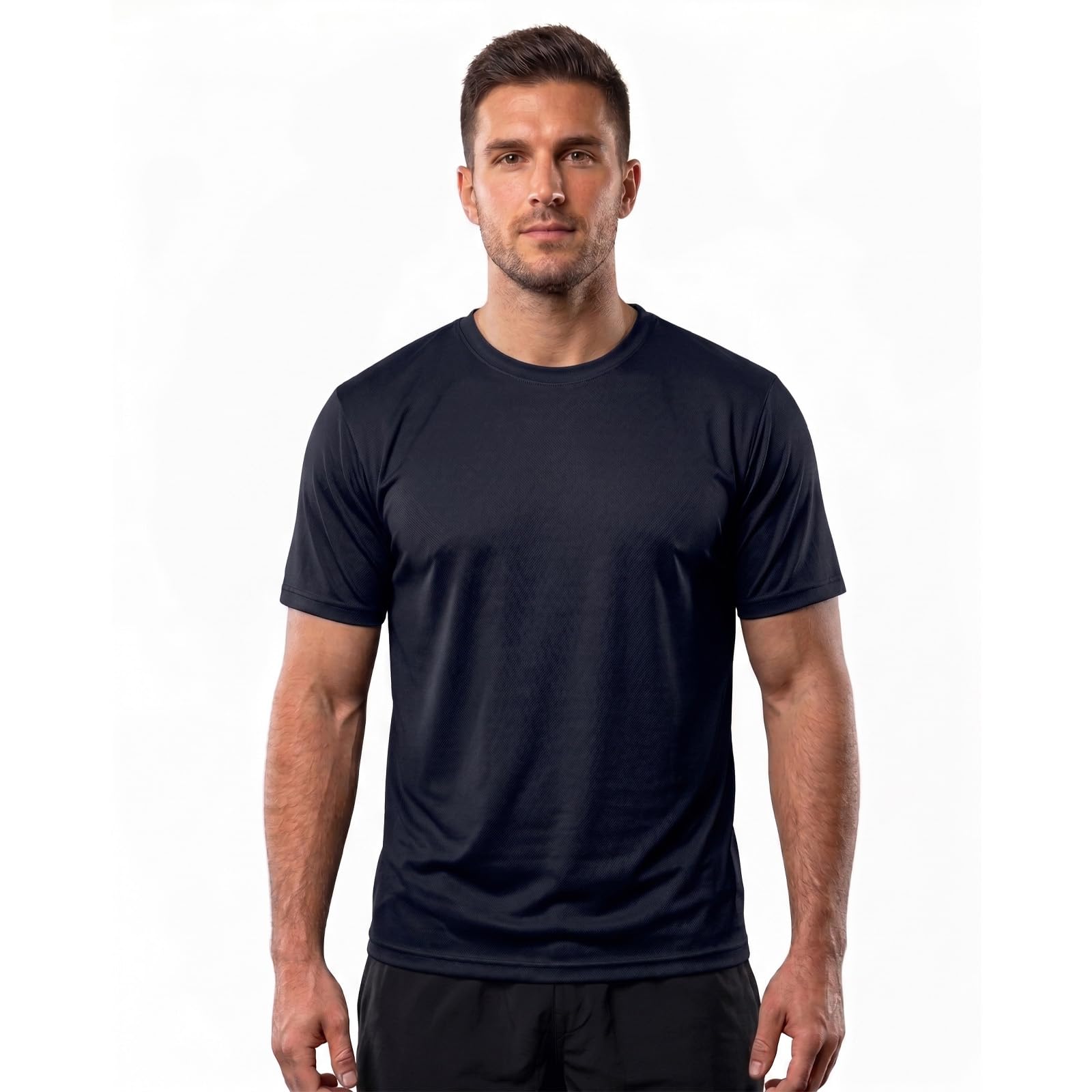 Toro Activa 3/5 Pack Mens Active T-Shirts Quick Dry Short Sleeve Tops Moisture Wicking Athletic Running Workout Shirts