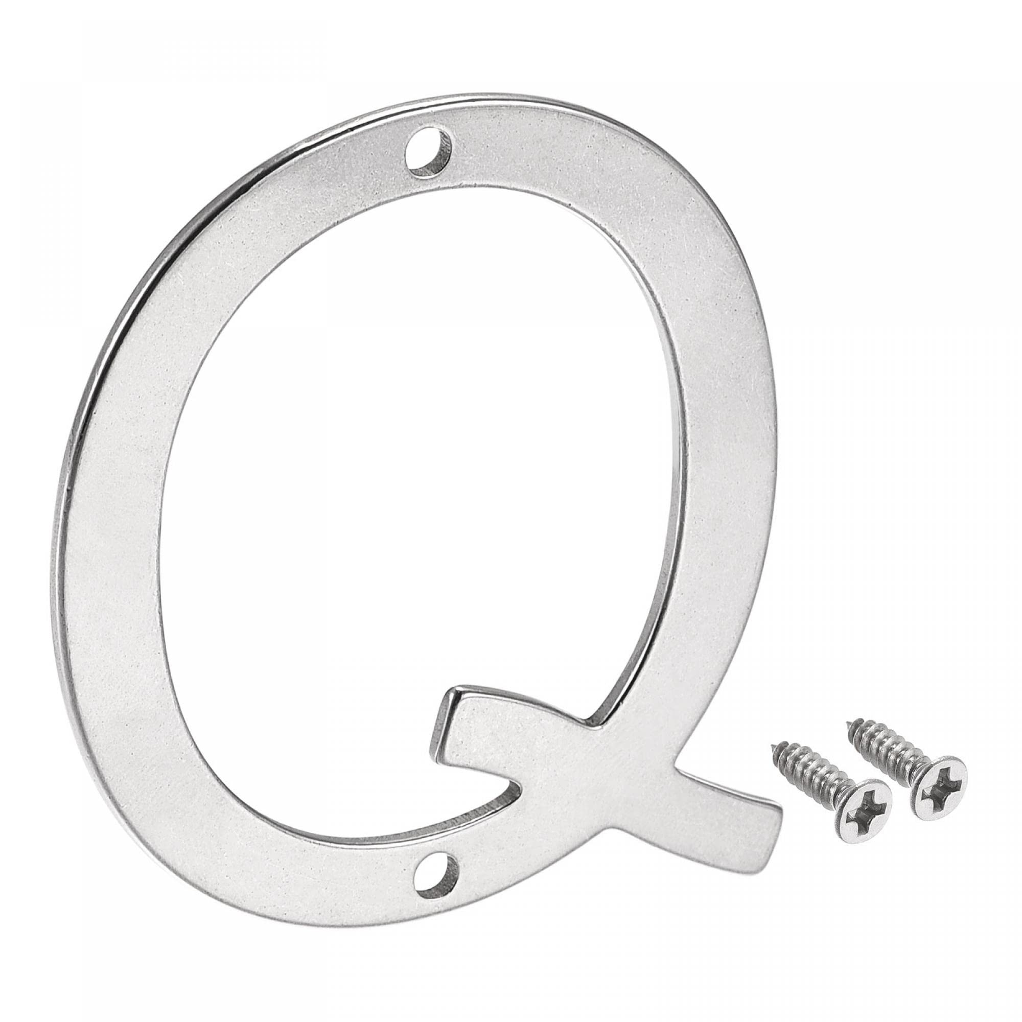 Sourcing Map Lettre Maison Porte Inox Acier 1,97" Lettre I Numéro De