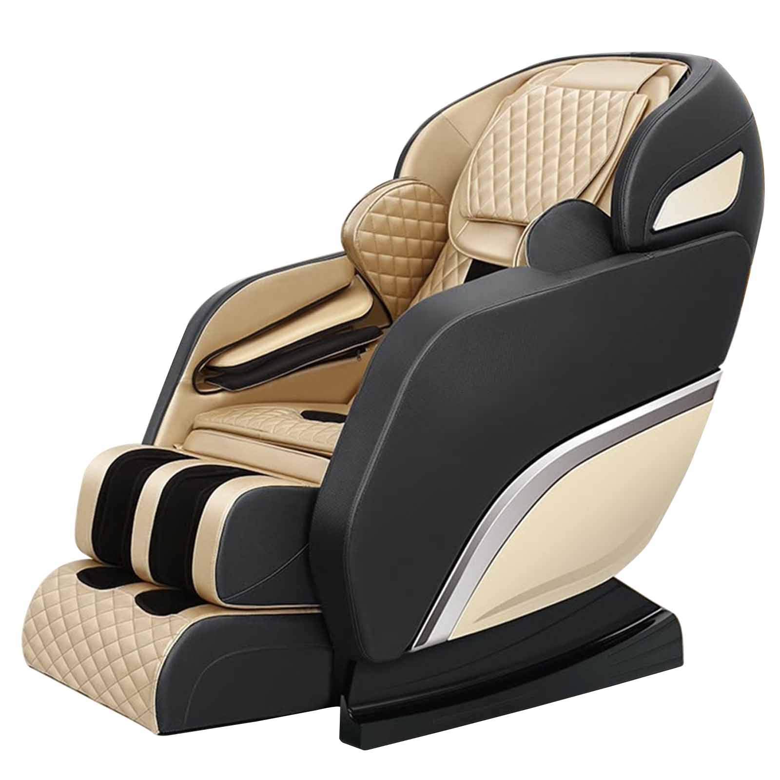 Massaging Recliner Zero Gravity Massage Chair Installation-Free|Full Body Airbag Wrap Massage|3D Surround Music|LED Panel Operation,Black