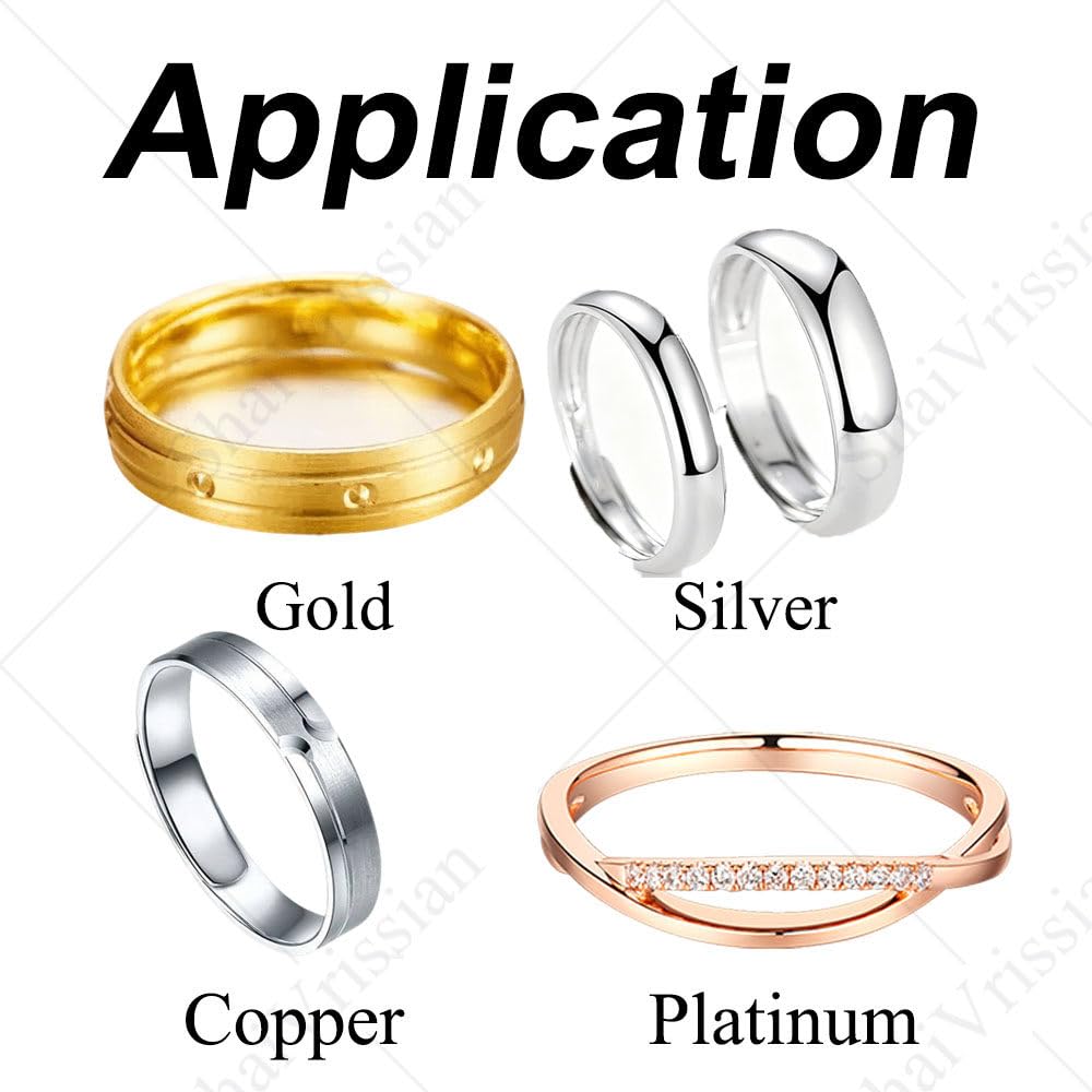 Incisore Ad Anelli con Quadrante Bifacciale,Strumento Manuale per Incisione Dell'anello Interno,Timbro da 1,5 Mm a 2,0 Mm,per Anelli in Oro,Argento E Rame