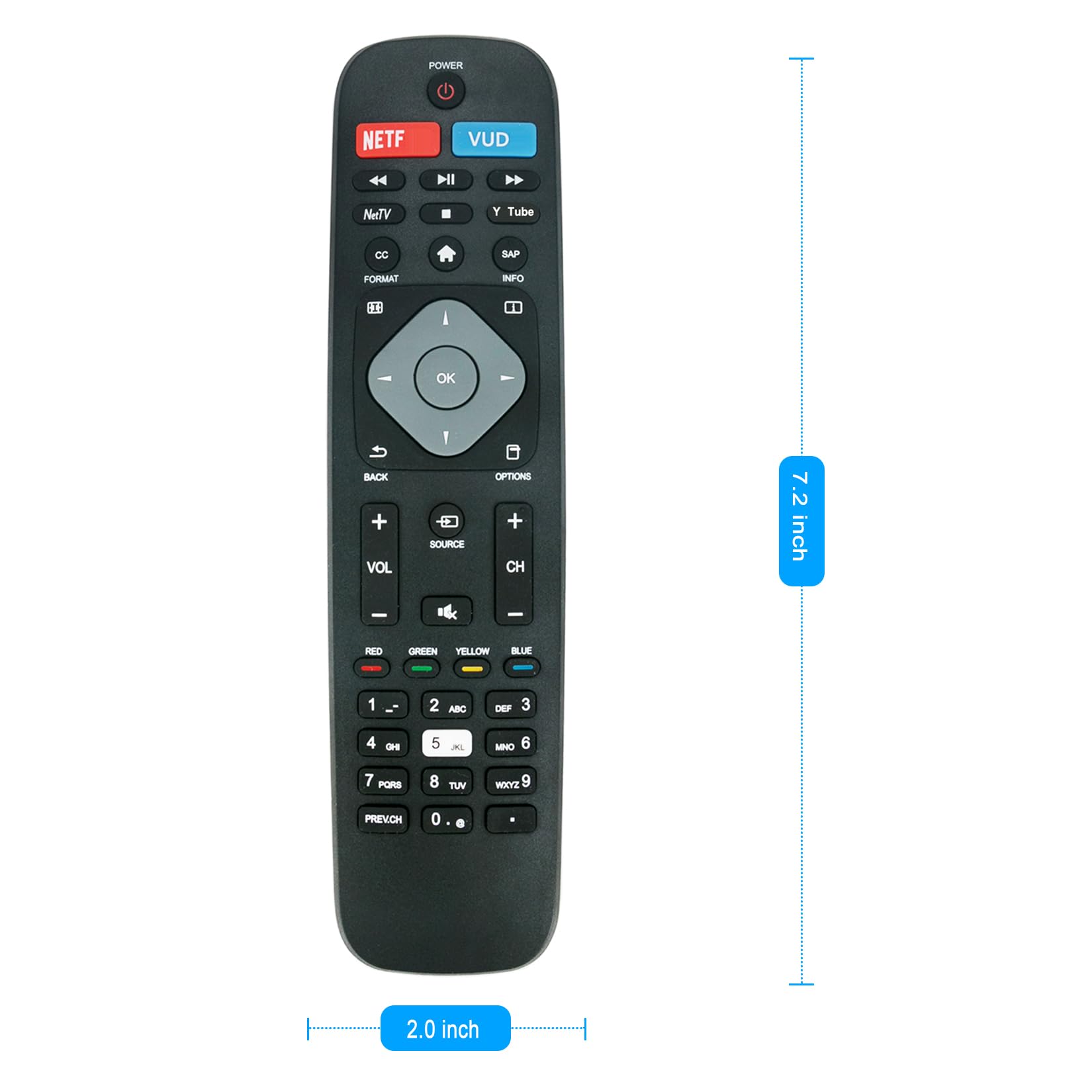 ALLIMITY RM-C3231 Télécommande remplacée pour JVC Smart 4K LED TV LT ALLIMITY RM-C3231 Télécommande remplacée pour JVC Smart 4K LED TV LT