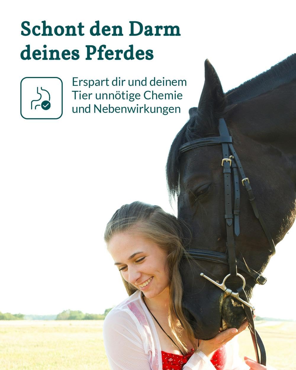 vetevo Wurmtest Pferd Plus - Band-, Lungenwürmer & Eizählung - 10 Tests | Erfasst auch Spulwürmer, Strongyliden & Leberegel, Ergebnis in 24 Stunden, Kotprobe von zu Hause