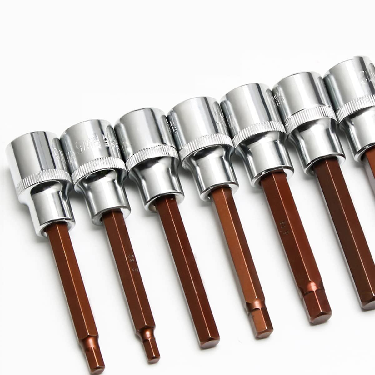 5 Mm Sechskant-Bit Stecknuss – 1/2" Antrieb, 55 Mm Lang, Aus Chrom-Vanadium-Stahl, Verstärkte Spitze