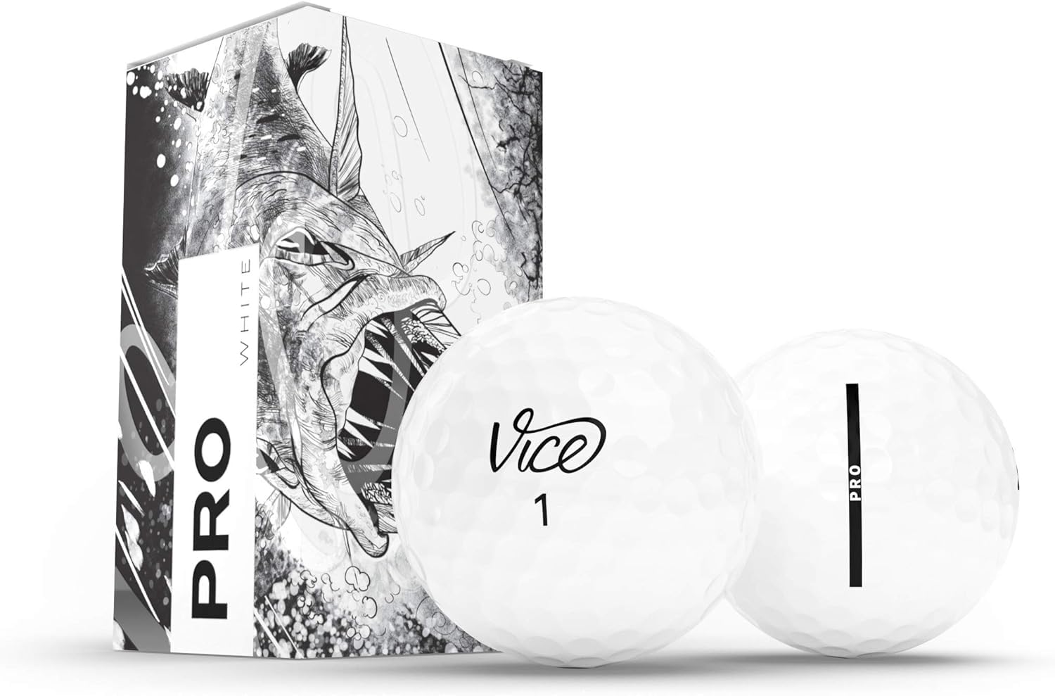 Vice Golf Zestaw różnorodnych piłek (łącznie 10 piłek: zawiera 2 w każdym stylu; Vice Pro Plus, Vice Pro, Vice Pro, Vice Pro Soft, Vice Tour, Vice Drive)