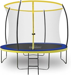 Zero Gravity Ultima 4 6ft / 8ft / 10ft / 12ft /14ft Trampoline Round with Safety Enclosure Netting and Ladder…
