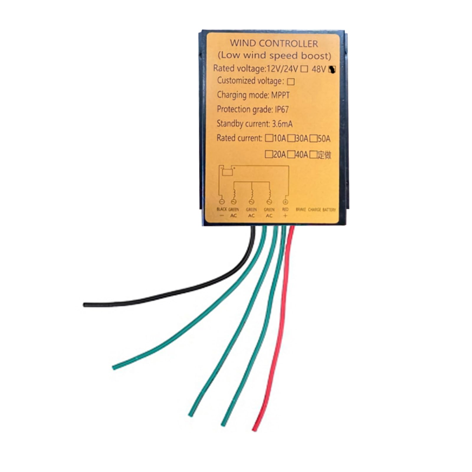 Generatore Eolico da 800 W A Basse Vibrazioni Utilizzo Elevato Dell'energia Eolica per Terrazze Box/Cover Mobili/Appassionati di attività All'aperto (#3)