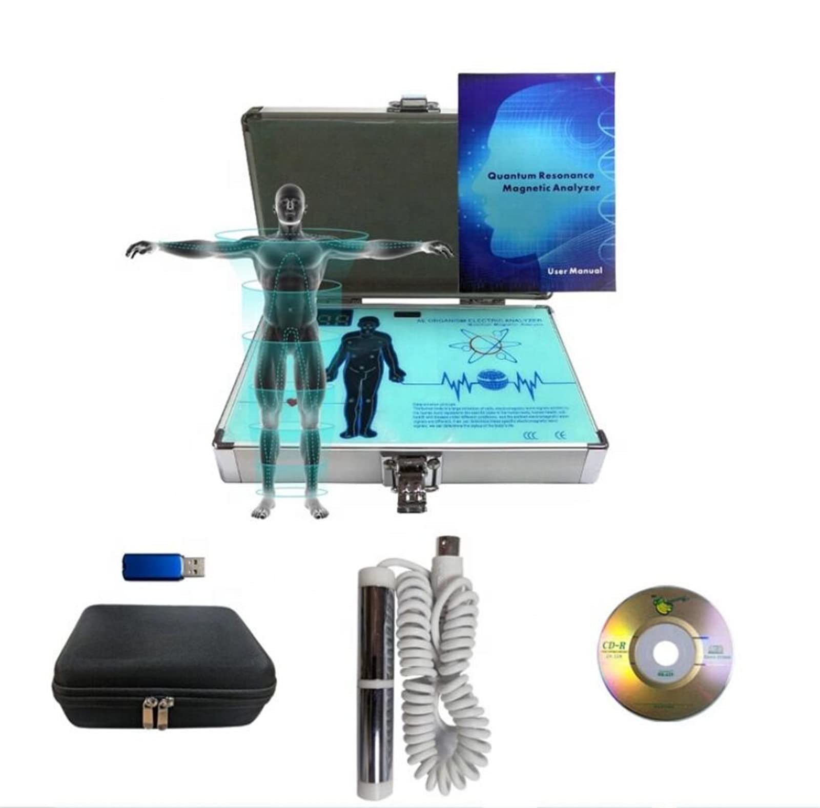CareforYou NEU AES02 Quantum Resonance Magnetic Analyzer Organism Electric Analyzer Quantenmagnetische Analyse mit 52 Berichten
