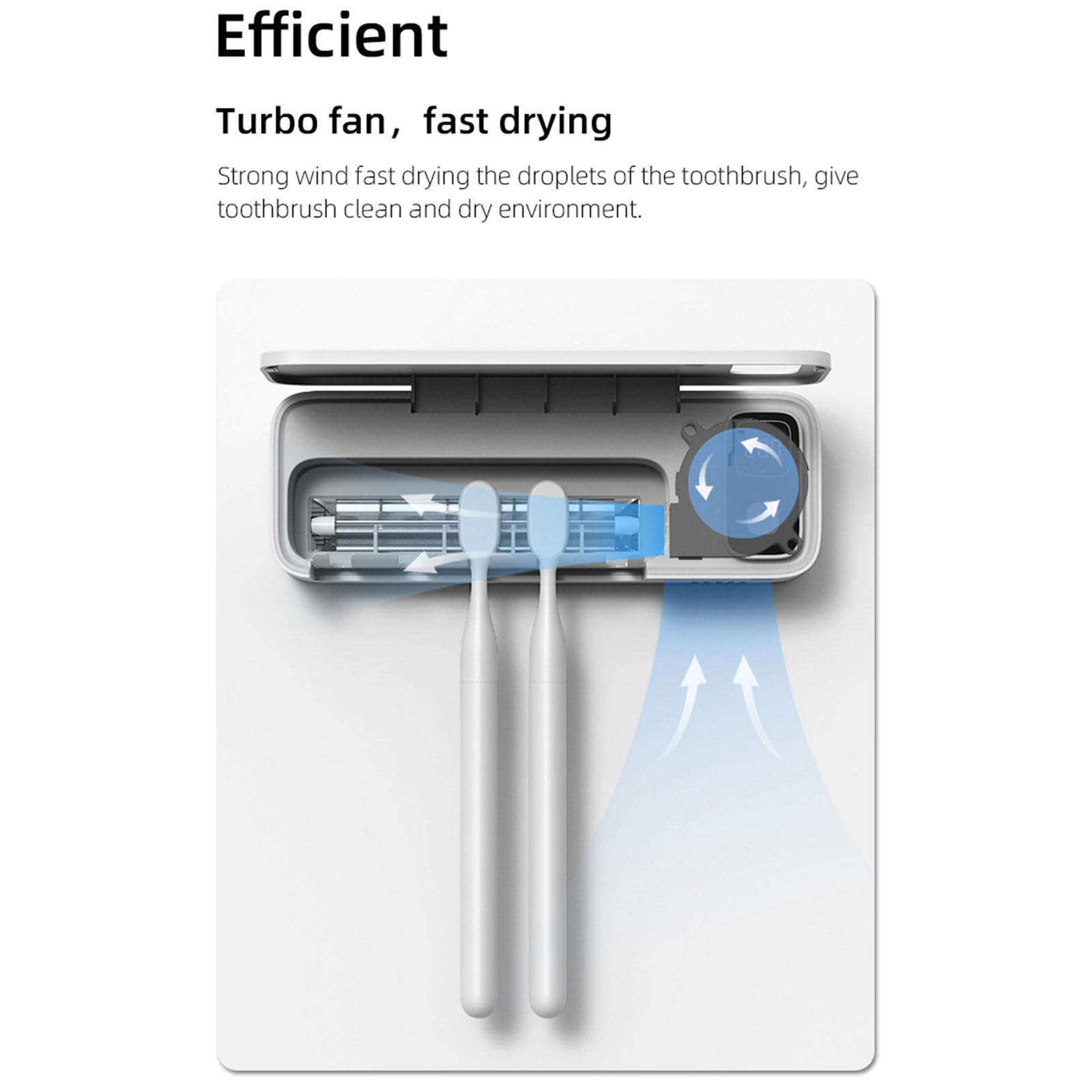 Soporte inteligente para cepillos de dientes, caja de almacenamiento montada en la pared para baño sin perforaciones, soporte eléctrico para cepillos de dientes con 5 ranuras,Pink