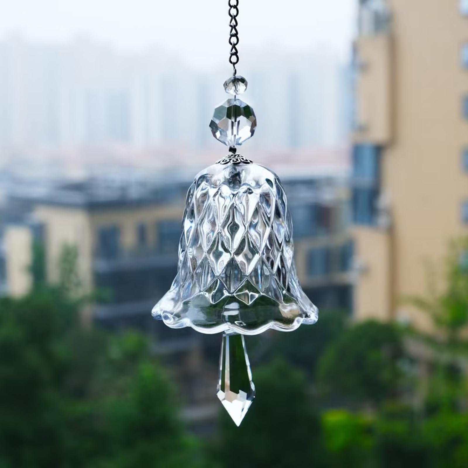 Crystal Wind Chimes,Crystal Suncatchers for Window Hanging Wind Chime Style Garden Sun Catchers,Gifts for Mom, Wife, Grandma Neighbors