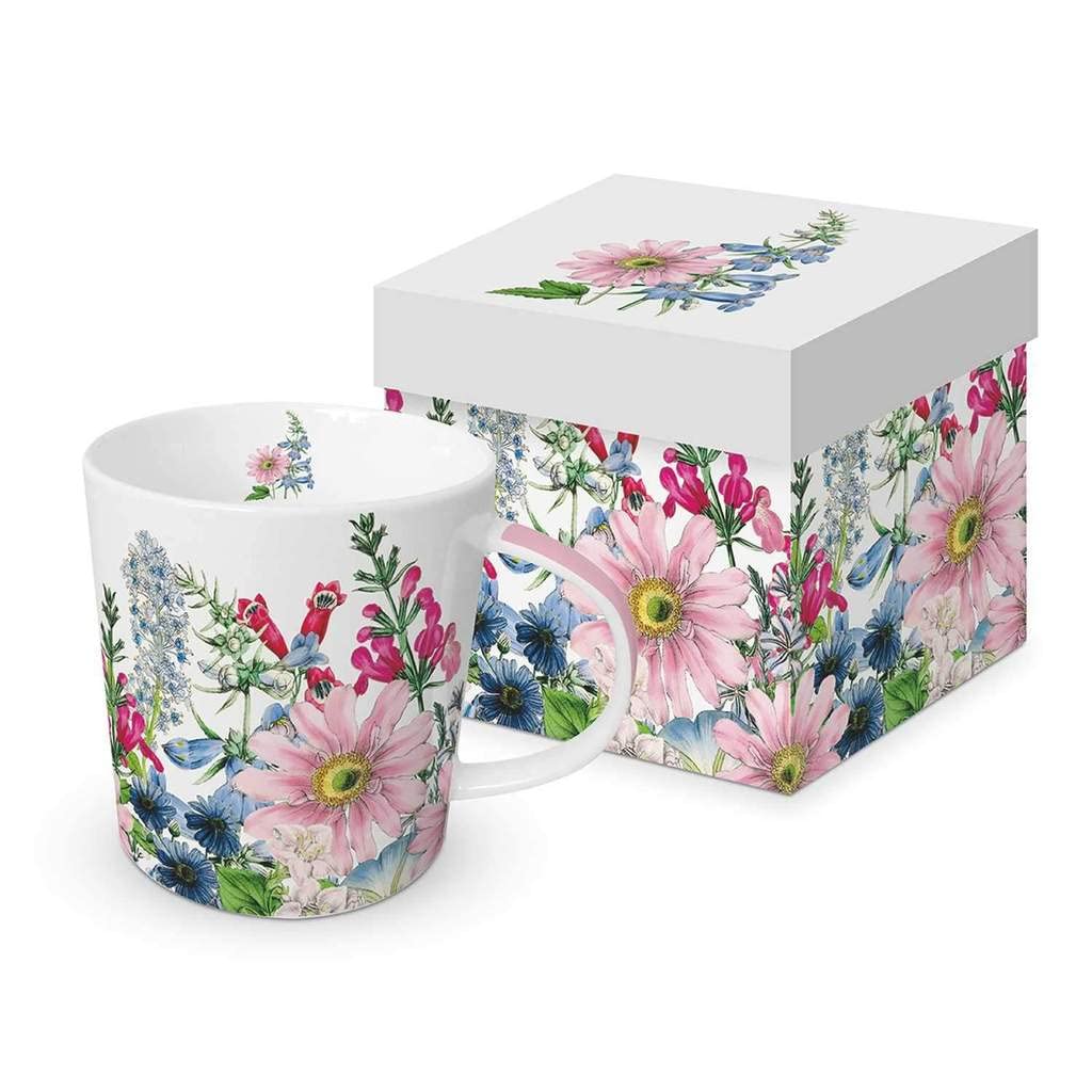 PPD Trend Mug Floricultura en caja de regalo taza de té taza de café 350 ml