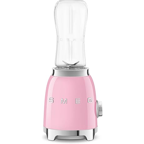 SMEG Retro Personal Blender in Pink: Powerhouse Kitchen Accessory