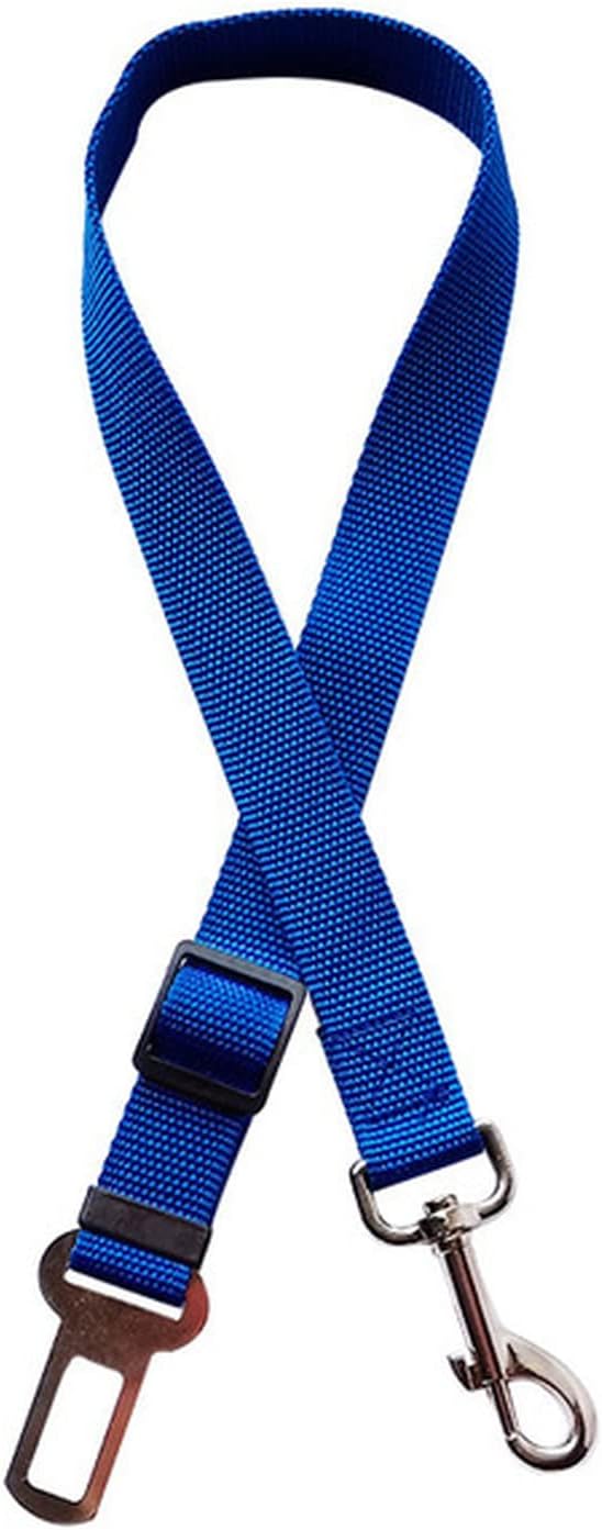 Pet Products Universal Practical Cat Dog Safety Adjustable Car Seat Belt Harness Leash Puppy Seat-Belt Travel Clip Strap Leads(Blue)