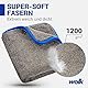 wolk Auto Trockentücher 1200 GSM Mikrofaser - Farbe: grau/blau - Maße (BxH): 40,0 x 40,0 cm - Saugstark - Kratzfrei - Fusselfrei - Extra groß - PKW - Motorrad