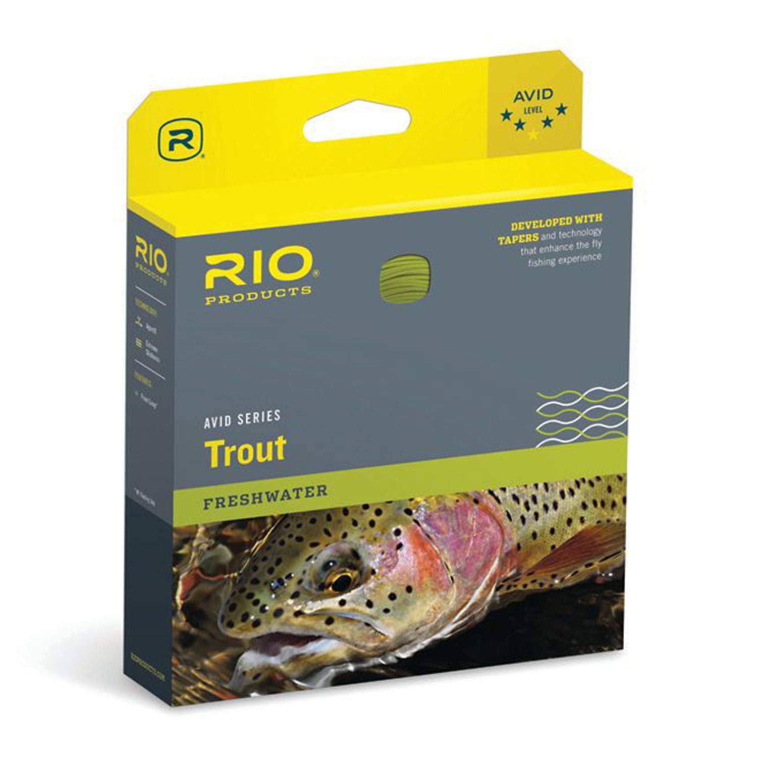 Amazon | (WF3F, Pale Yellow) - RIO Avid Trout Fishing Line | Rio