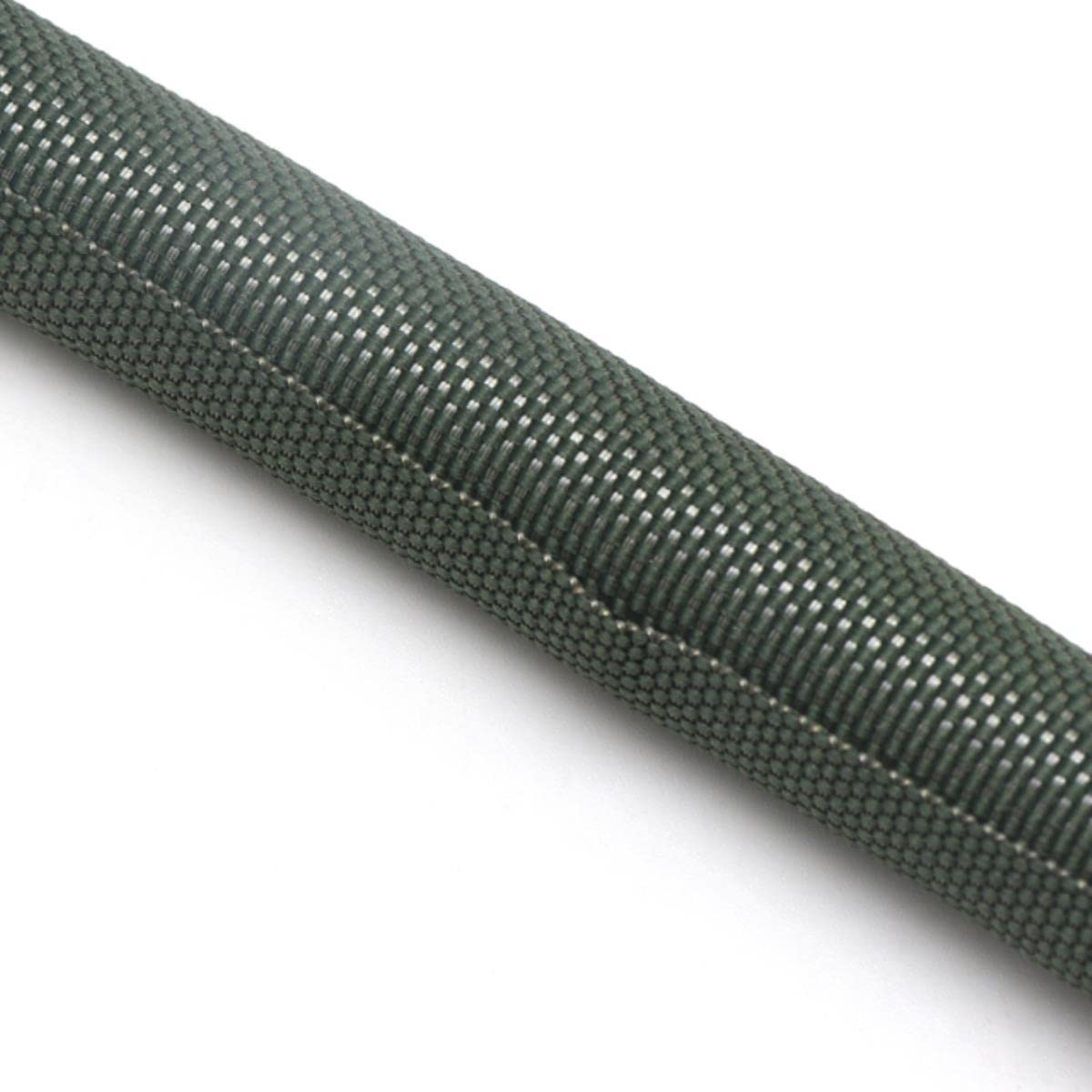 Manchon Tressé Auto-fermant PET 38mm - 1 Mètre, Nylon, Protection Câbles, -40°C à +150°C, Blanc