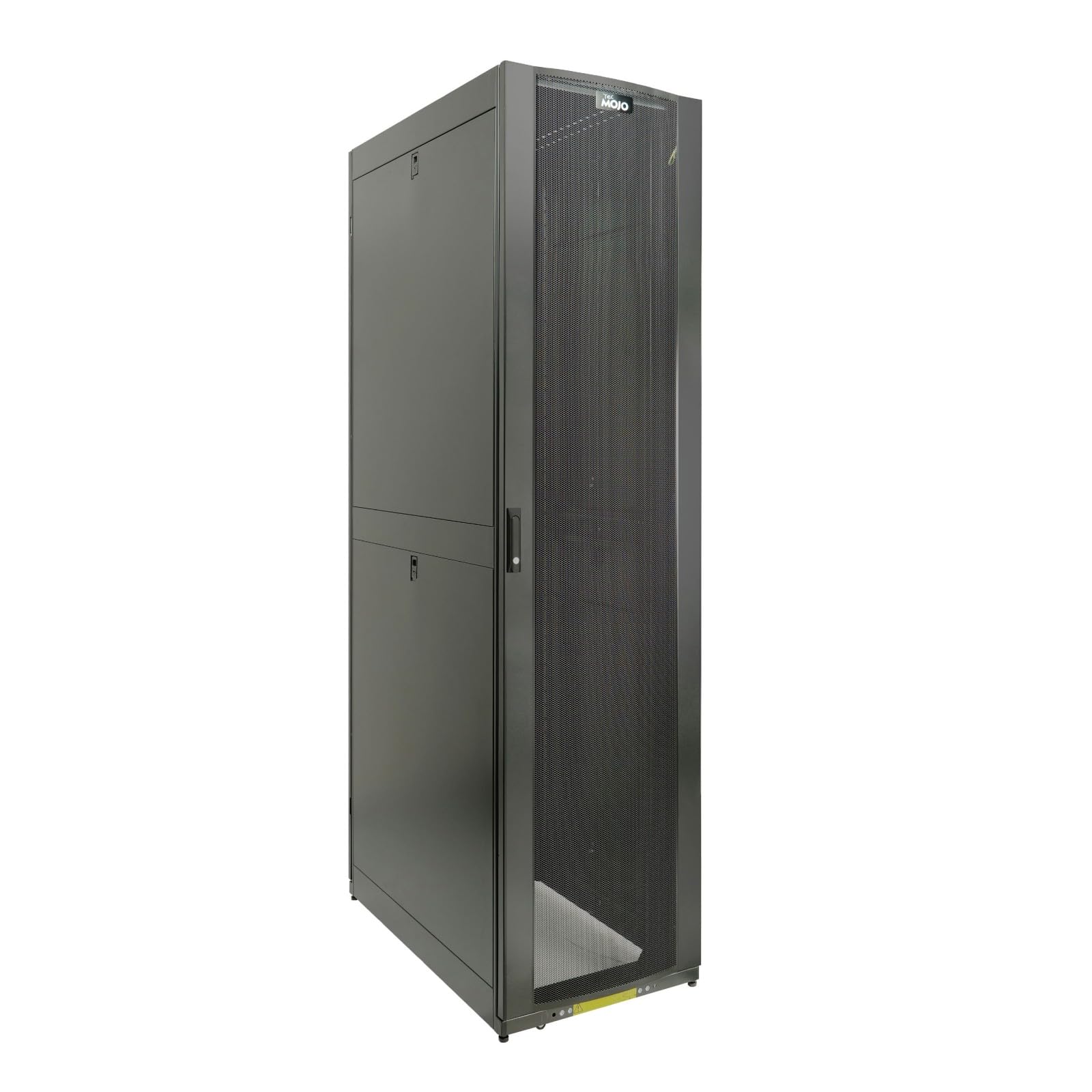 Tecmojo 52U Server Rack Cabinet - PRE-Assembled 24inch Width 43inch Depth IT Network Equipment Cabinet Rack Enclosure with Casters - 3000lbs Weight Capacity(06Black)