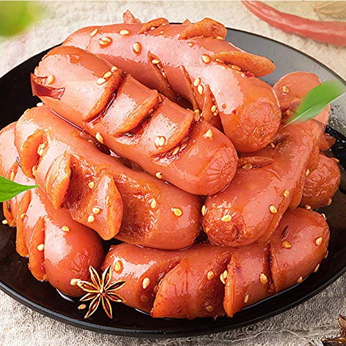 Madamera Organic Chicken and Pork Sausage, 20 Pcs/box Delicious Hot Dog, Ready to Eat, Low Carb, Perfect Snack for Adults and Children, Work, Parties (Spicy) - Thumbnail 4