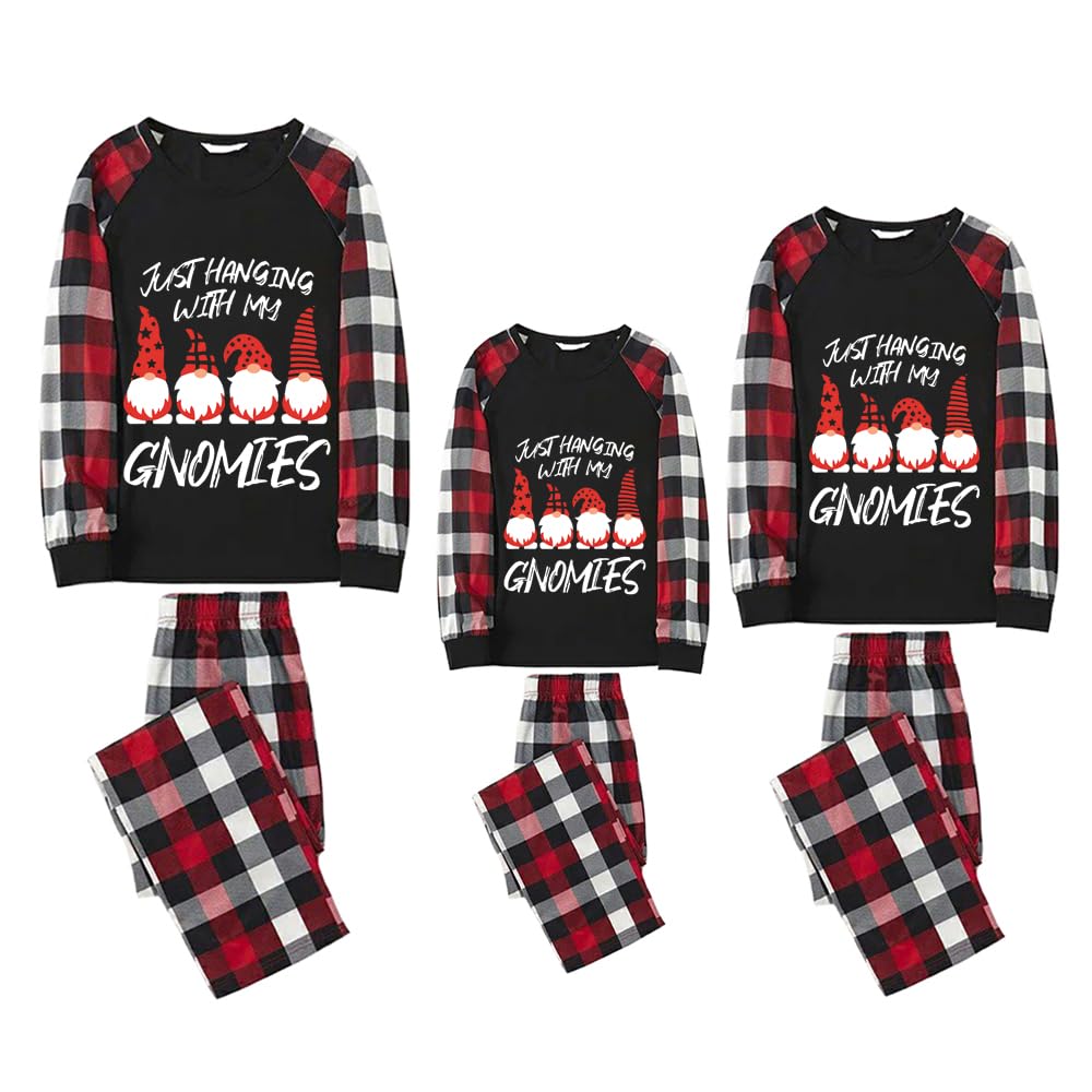 Conjunto de pijama de Navidad a juego de talla grande para mujeres u hombres adultos