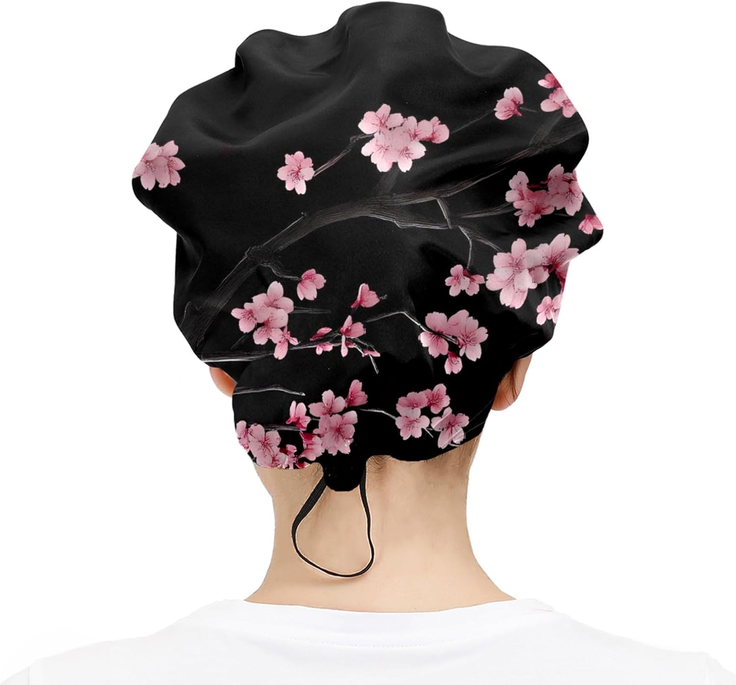 MUKJHOI Working Scrub Cap with Elastic Tie Back and Sweatband - Unisex Bouffant Hair Cover for Men, Women - Image 7